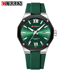 นาฬิกาข้อมือแฟชั่นผู้ชาย รุ่น 8465 CURREN นาฬิกากันน้ำพร้อมไฟกลางคืน นาฬิกาควอตซ์สำหรับผู้ชาย นาฬิกาสปอร์ตและลำลอง ตัวเรือนโลหะผสม - Product Image 4