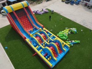Pista <span class=keywords><strong>de</strong></span> Obstáculos Inflable Comercial con Tobogán y Muro <span class=keywords><strong>de</strong></span> Escalada, Juego <span class=keywords><strong>de</strong></span> Desafío Inflable Extremo para Negocios <span class=keywords><strong>de</strong></span> Alquiler al Aire Libre - Product Image 5