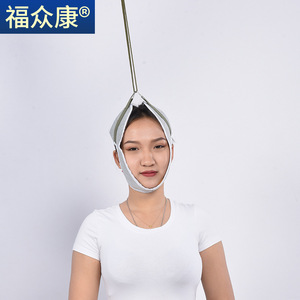 Cinturón de tracción cervical de talla única, soporte manual para el cuello para uso doméstico - Product Image 2