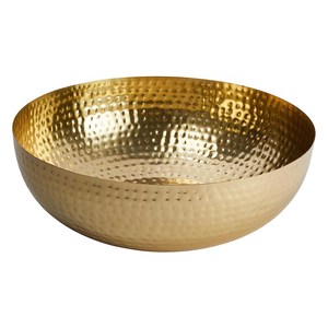 Dernier modèle de bol de service en aluminium martelé pour la décoration intérieure Meilleure vente Pots de fleurs de forme ronde Jardinière pour la décoration de jardin - Product Image 3