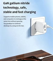 Cargador de Pared USB-A Tipo-C Ultrafino HNT OEM/ODM PD de 20 W, Adaptador de Corriente Portátil de Carga Rápida para MacBook y Samsung con Enchufe Europeo