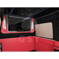 Luxus Mercedes Sprinter Benz rot Stil Full Partition Tv Entertain ment W447 Interieur oder Mercedes Sprinter MPV Upgrade