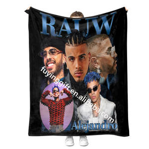 <span class=keywords><strong>Rauw</strong></span>-Manta <span class=keywords><strong>de</strong></span> microforro polar ultrasuave para todas las estaciones, manta ligera y difusa para sofá, cama y sofá - Product Image 4