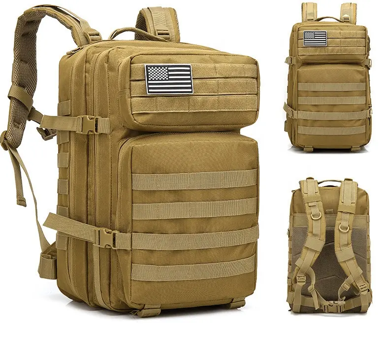 आउटडोर सैन्य packable बैग पानी प्रतिरोधी 25-50l सामरिक backpacks के पुरुषों की सैन्य बैग