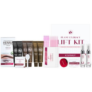 Kit de Tinte para Cejas y Pestañas con Extracto de Plantas Iconsign, Solución de Cisteamina Hcl OEM ODM, Resistente al Agua y al Rímel - Product Image 1