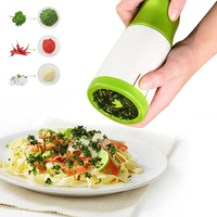 Hachoir Manuel Multifonctionnel en Acier Inoxydable 304 pour Coriandre, Ail et Herbes, Rechargeable et Portable