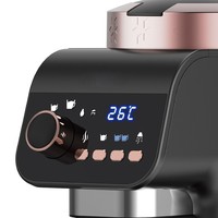 Cafetera Turca con Molinillo Incorporado, Autolimpieza Automática, Antigoteo, Tanque de Agua de 1000 ml, Cafetera Árabe para el Hogar