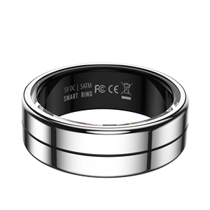 Intelligenter Schrittzähler Stahl Gesundheits-Smartring App-Steuerung 2025 R04 Herzfrequenz Blutsauerstoff Schlaftracker - Product Image 4
