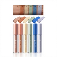 Fond de teint liquide 6 couleurs, correcteur, contouring léger du visage, couvrance totale, correcteur waterproof, maquillage pour le teint, 3 ml