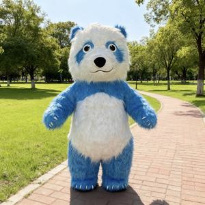 Shengchi MOQ1 Pc 2メートルカスタムパンダプレイコスチュームコスプレパンダぬいぐるみ大人用ファースーツステージパフォーマンススーツ - Product Image 3