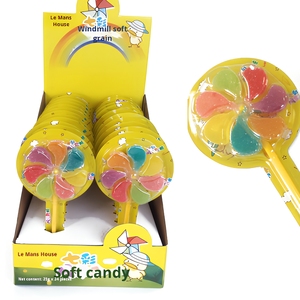 Lemanwu Caramelos de Goma Dulces con Sabor a Frutas Multicolores, 25g X24 Unidades, en Caja, Bocadillo para Niños - Product Image 1