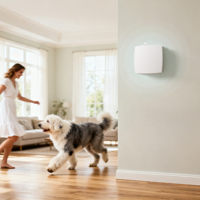 Ventilation à récupération d'énergie avec contrôle par application, échangeur d'air mural MVHR, efficacité céramique 97%, système de circulation d'air pour chambre à coucher