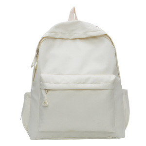 Fashionable Letter Design High <b>School</b> and Middle <b>School</b> Student <b>Backpack</b>, Casual and Simple Korean-Style Dual Shoulder Bag - Product Image 5