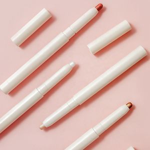 Lápiz de sombra de ojos vegano de larga duración resistente al agua personalizado, Etiqueta Privada, brillo mate, maquillaje, pegatina de sombra de ojos individual - Product Image 6