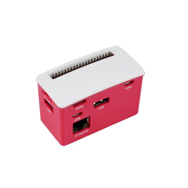 SKU-20895 Compact PoE Ethernet and USB Hub Box for Single Board Computers, 3-Port USB 2.0 Hub with 802.3af Power Over Ether