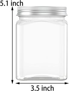 Venta al por mayor de botellas PET de 1 litro, envases vacíos de boca ancha de 1000cc para dulces, tarros de plástico de 1000ml directamente de fábrica - Product Image 2
