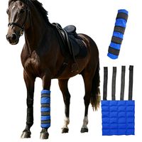 Bottes de compression réutilisables en gel OEM pour chevaux – Thérapie par le froid pour les membres inférieurs (genou, cheville, hock)