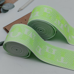 Custom Elastic <b>Webbing</b> Clothes <b>Webbing</b> Jacquard Nylon <b>Webbing</b> for Bags Straps Elastic Tape <b>Webbing</b> Waist Band Waistband Sport - Product Image 4