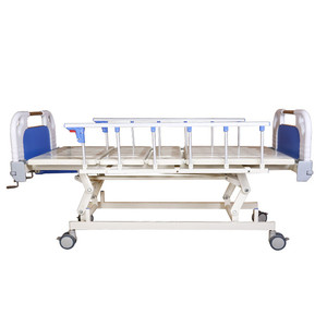 Thiết bị bệnh viện 3-Crank Hướng dẫn sử dụng giường bệnh viện y tế cho phòng khám nội thất y tế Hướng dẫn sử dụng bệnh nhân điều dưỡng giường bệnh viện - Product Image 3