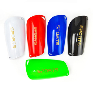 Football Adult Professional Training Lightweight Plastic Leg Protection Shin Guards - Product Image 1