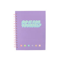 Agenda/Diario Personalizada con Cubierta de Cuero, Diseño Exclusivo, con Horario Diario y Notas Adhesivas, Alta Calidad
