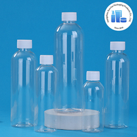 Offre Spéciale – Bouteille Ronde Vide en PET de 50ml/100ml/200ml/500ml pour Boissons, Jus et Eau – Emballage Plastique
