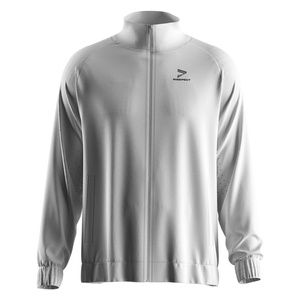 Laser Perforated Quick Dry Nylon <b>Jacket</b> with Back and Elbow Ventilation Breathable <b>Lightweight</b> Windbreaker for Outdoor <b>Running</b> - Product Image 1