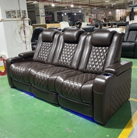 Schlussverkauf funktionelle Heimkino Stühle echtes Leder Theater Sitzmöbel elektrisches Kino Sofa Theater Liegesessel Massagestuhl