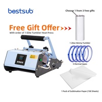 Bestsub Craft Express Groothandel Sublimatie Mok Press Printing 4 In 1 Pro Wijn Mok Tumbler Warmte Persmachine