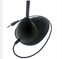 Microphone de haut-parleur de diffusion scolaire en gros avec interrupteur Microphone de table de réunion filaire en matière plastique