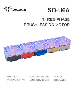 Cassa SO-U6A-12V Socooler-refrigeratore ad acqua efficiente pompa di raffreddamento ad acqua con regolazione della temperatura ottimale ventole e raffreddamento del Computer - Product Image 3