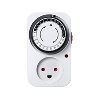 Proveedor Chino, Precio Económico, Interruptor Temporizador de 16A, Enchufe Eléctrico, 230V, Protección IP20, 48 Programas de Encendido/Apagado