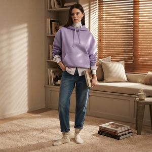 Conjunto de Sudadera y Pantalones Deportivos para Mujer, Estilo Y2K, con Logotipo Personalizado, Impresión Puff, Fabricante OEM, Talla Grande - Product Image 2