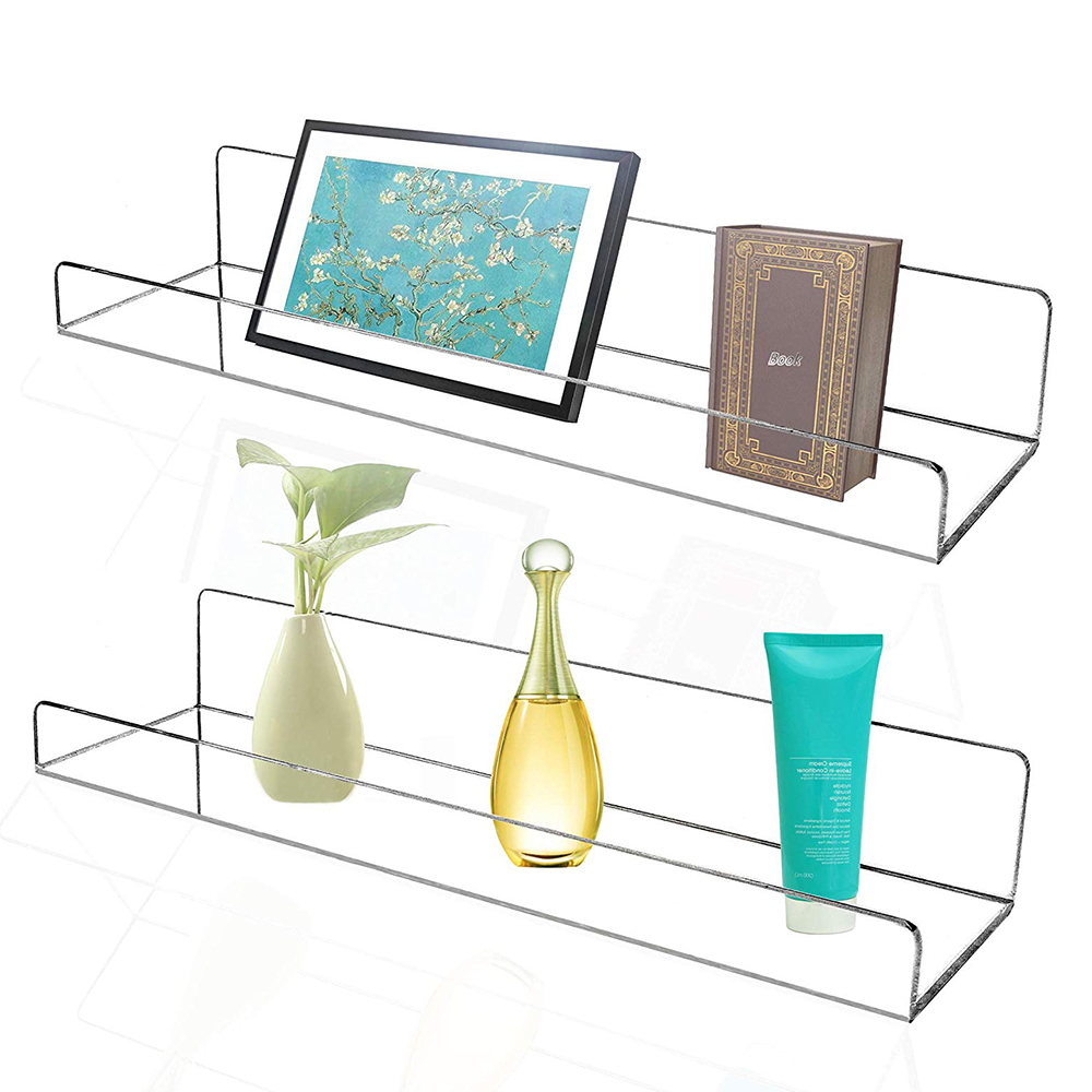 floating shelves silver