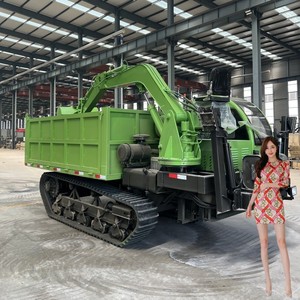 Cheap Price 500KG Loading Capacity <strong>Wheelbarrow</strong> <strong>Crawler</strong> Hydraulic Mini Dumper <strong>Tipper</strong> Truck Dumper - Product Image 1