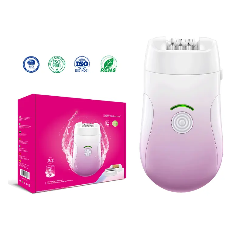Hot Selling Beauty Tool Portable Mini Women Hair Trimmer Shaver Body Hair Removal Rechargeable 3 In 1 Electric Epilator