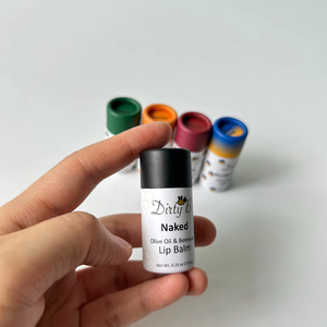 Envase de Bálsamo Labial Cosmético Personalizable de Alta Calidad, 100% Biodegradable y Reciclable, Cilindro de Cartón Hecho a Mano con Sistema de Empuje Retráctil - Product Image 1