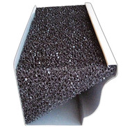 WOXIN Filtre de gouttière en mousse de polyuréthane personnalisable, structure réticulée à cellules ouvertes, taille des pores 10-80ppi pour protection anti-poussière
