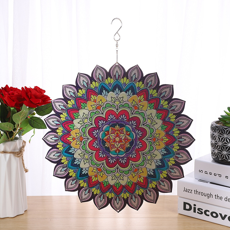 Colored flowers 10 inch