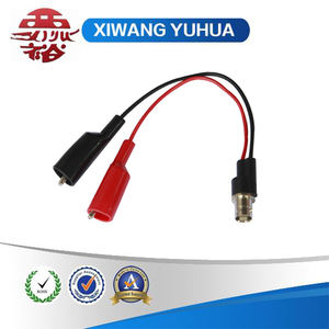 Rg58 rg59 <span class=keywords><strong>bnc</strong></span> ao duplo clipe de jacaré, teste de chumbo para osciloscópio - Product Image 2