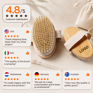 <span class=keywords><strong>Cepillo</strong></span> Corporal Seco <span class=keywords><strong>de</strong></span> Bambú Natural <span class=keywords><strong>de</strong></span> Marca Privada con Cerdas <span class=keywords><strong>de</strong></span> Sisal y Jabalí, <span class=keywords><strong>Cepillo</strong></span> Exfoliante y <span class=keywords><strong>de</strong></span> Masaje para la Piel - Product Image 5