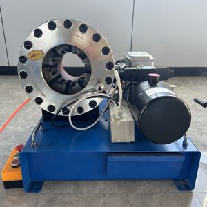 China Máquina de prensagem mangueira hidráulica alta pressão New Cable Press Mangueira Fitting Crimper P20 Wire Rope Tube Swaging Sale Price - Product Image 5