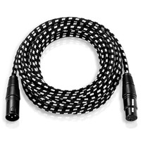 Connecteur de câble XLR mâle à femelle 3 broches d'usine OEM Blindage de gaine et de tresse en PVC pour microphone et câble DMX