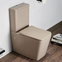 Ensemble WC moderne en céramique de luxe à double chasse, deux pièces, pour hôtels, écologique, à poser au sol