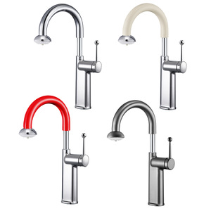 Basin Faucet Single Handle 60Cm Pull Out <b>Spray</b> Ceramic Valve Core Deck <b>Mounted</b> - Product Image 3