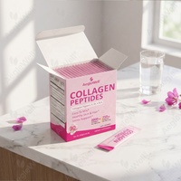 Aegelwell Collageen Peptide Poeder Stick Packs, Verschillende Typen met Prebiotica, Ongesmaakt Collageen voor Huid, Haar, Nagels & Gewrichtsondersteuning