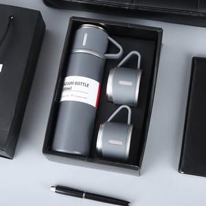 Ensemble cadeau 3 pièces le plus vendu, <span class=keywords><strong>thermos</strong></span> à double paroi en acier inoxydable 500 ml, écologique, performance thermique de 6 à 12 heures - Product Image 4