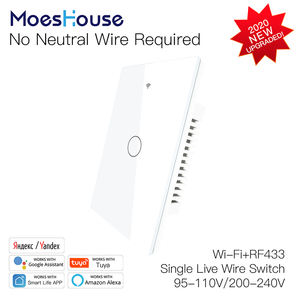 MOES无需中性线射频433 + Wifi壁灯开关智能生活/图雅无线遥控开关1/<span class=keywords><strong>2</strong></span>/<span class=keywords><strong>3</strong></span>/4组 - Product Image 2