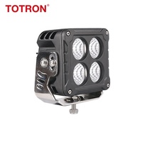 Faro LED Quadrato da 4 Pollici 80W 6000K Certificato ECE R10 Impermeabile per Camion Fuoristrada
