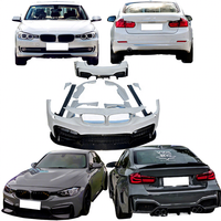 Kit de Carrocería Ancha de Alta Calidad para F30 F34 F35 M3, Parachoques Delanteros/Traseros, Faldones Laterales, Protección Automotriz de Fibra de Vidrio Atornillable